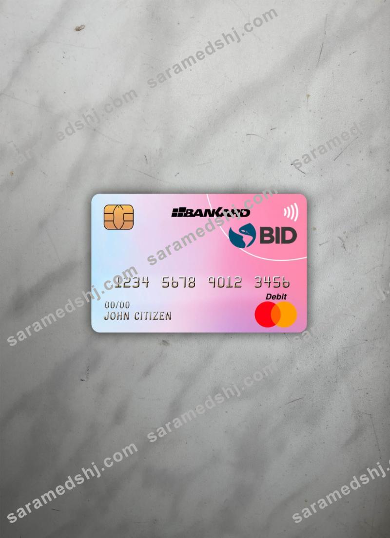 Ecuador Banco Interamericano de desarrollo (BID) bank mastercard photolook front